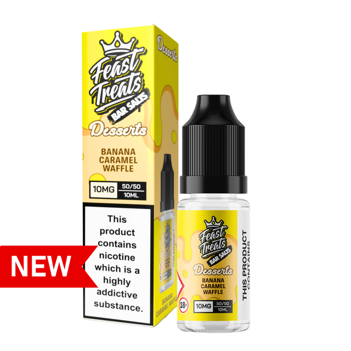 Banana Caramel Waffle Feast Treats Dessert Salts - 10ml Nic Salt E-Liquid