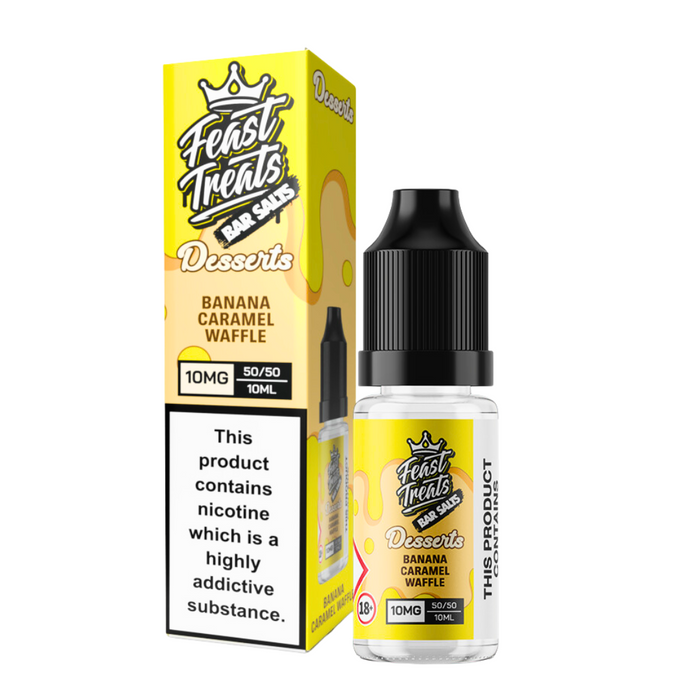 Banana Caramel Waffle Feast Treats Dessert Salts - 10ml Nic Salt E-Liquid