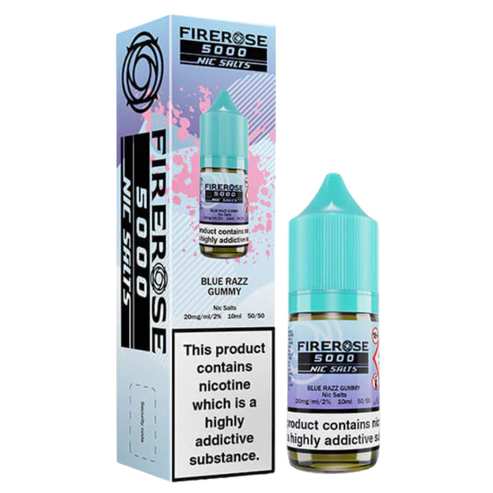 Blue Razz Gummy Elux Firerose - 10ml Nic Salt E-Liquid