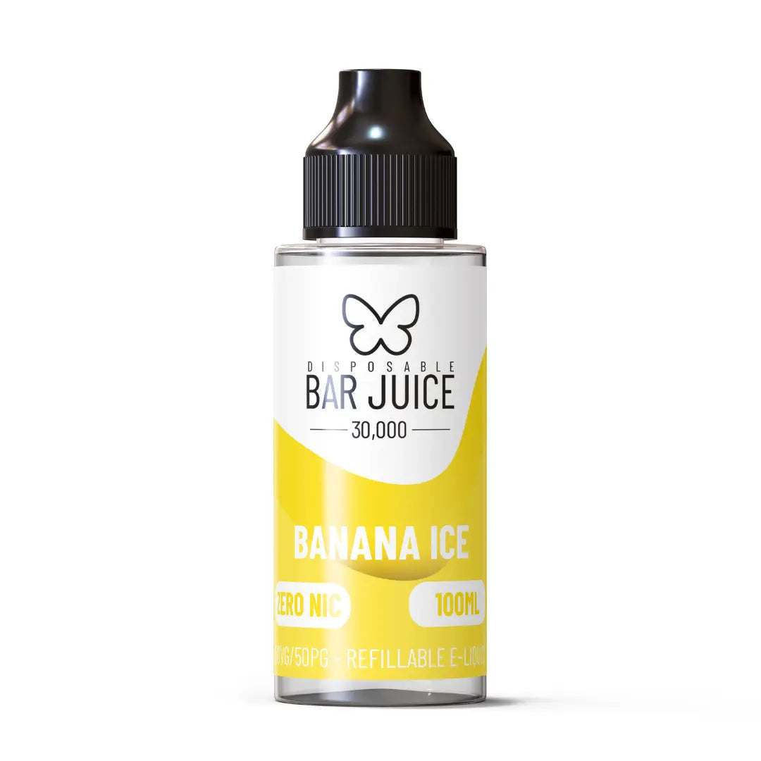 Banana Ice by Bar Juice 30,000 - 100ml Bar Juice - The E-Cig Store Banana Ice by Bar Juice 30,000 - 100ml Bar Juice - The E-Cig Store