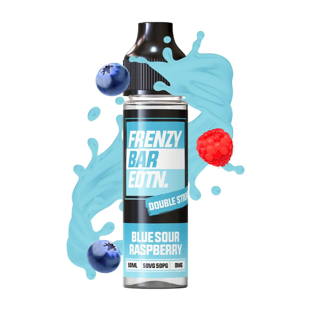 Blue Sour Raspberry Frenzy Bar EDTN - 50ml E-Liquid Frenzy Vape Co.