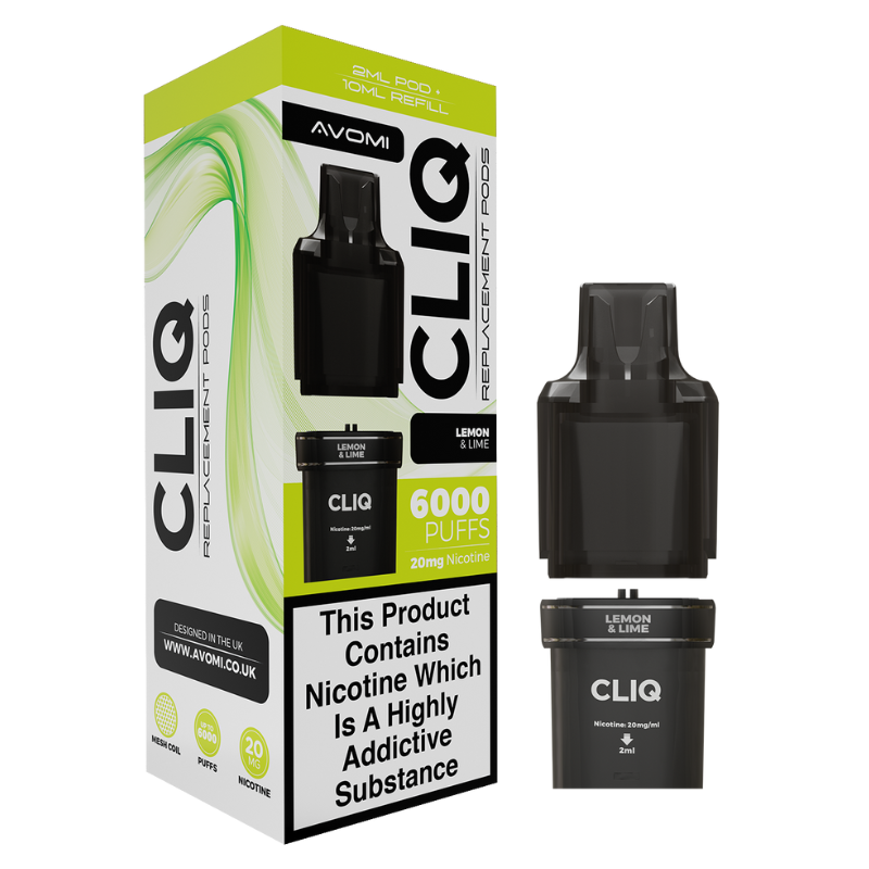 Lemon & Lime Avomi Cliq 6000 Refill Pack