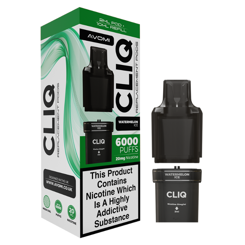 Watermelon Ice Avomi Cliq 6000 Refill Pack