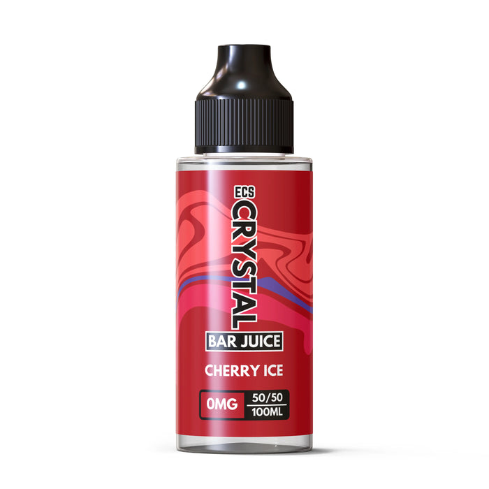 Cherry Ice Crystal Bar Juice - 100ml Bar Juice E-Liquid ECS Crystal