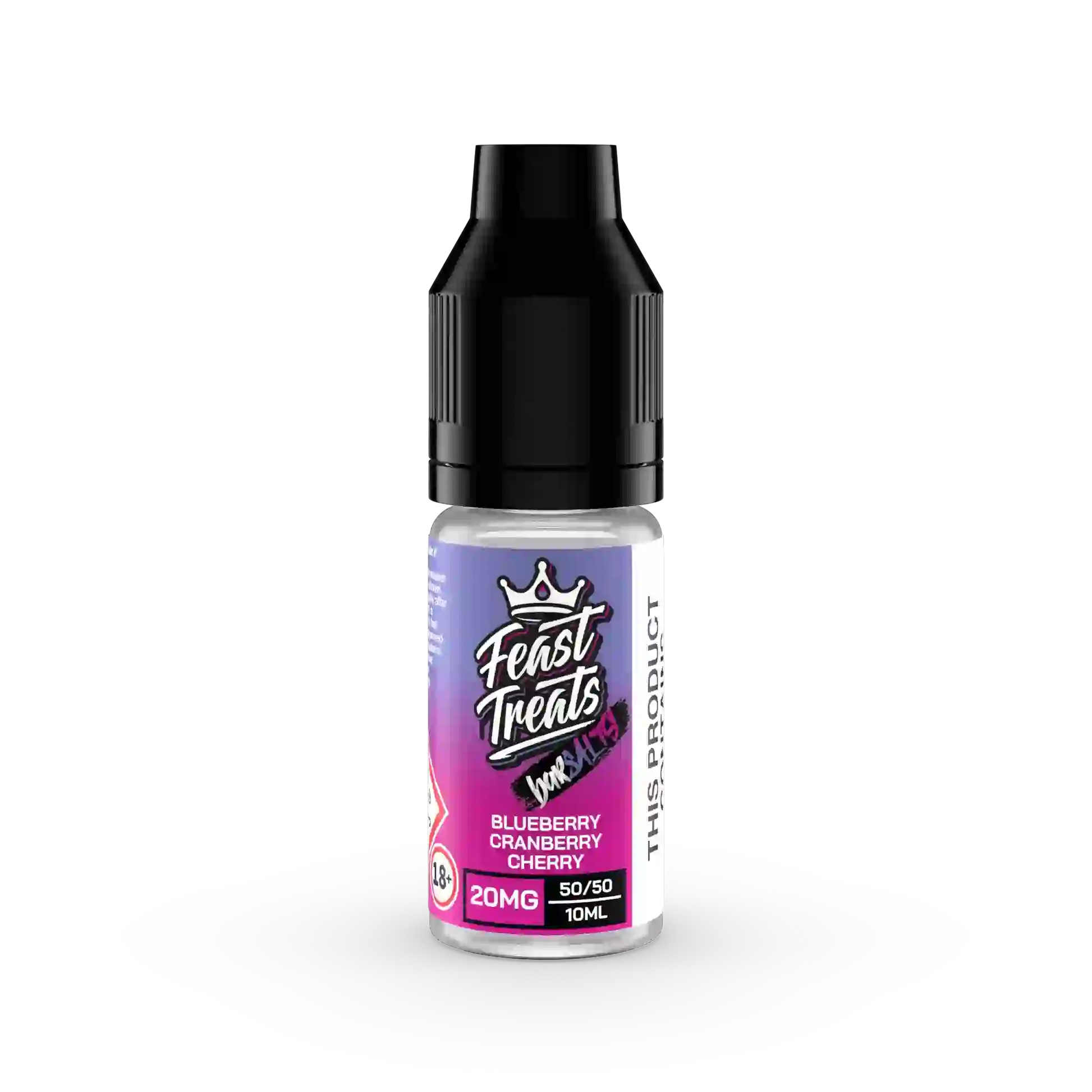 Blueberry Cranberry Cherry Feast Treats Bar Salts - 10ml Nic Salt E-Liquid