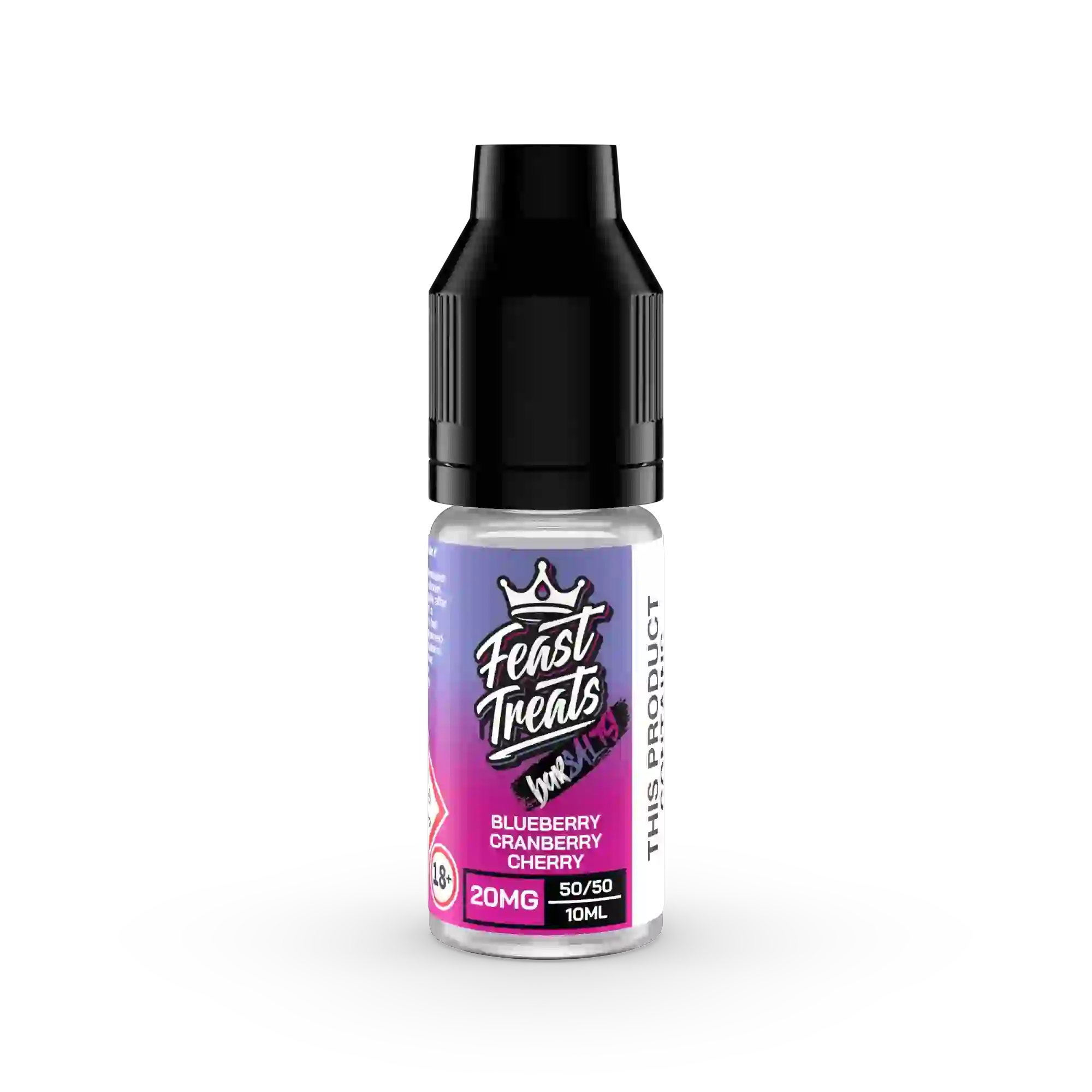 Blueberry Cranberry Cherry Feast Treats Bar Salts - 10ml Nic Salt E-Liquid