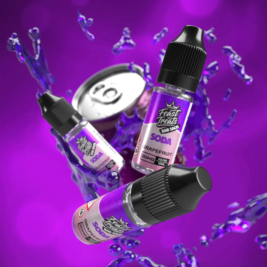 Grapefruit Feast Treats Soda Bar Salts - 10ml Nic Salt E-Liquid Feast Treats