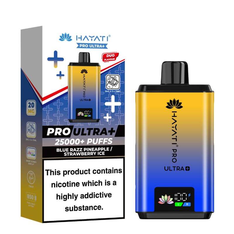 Hayati_Pro_Ultra_Plus_25K_Puff_Pod_Kit_Blue_razz_pineapple_strawberry_ice