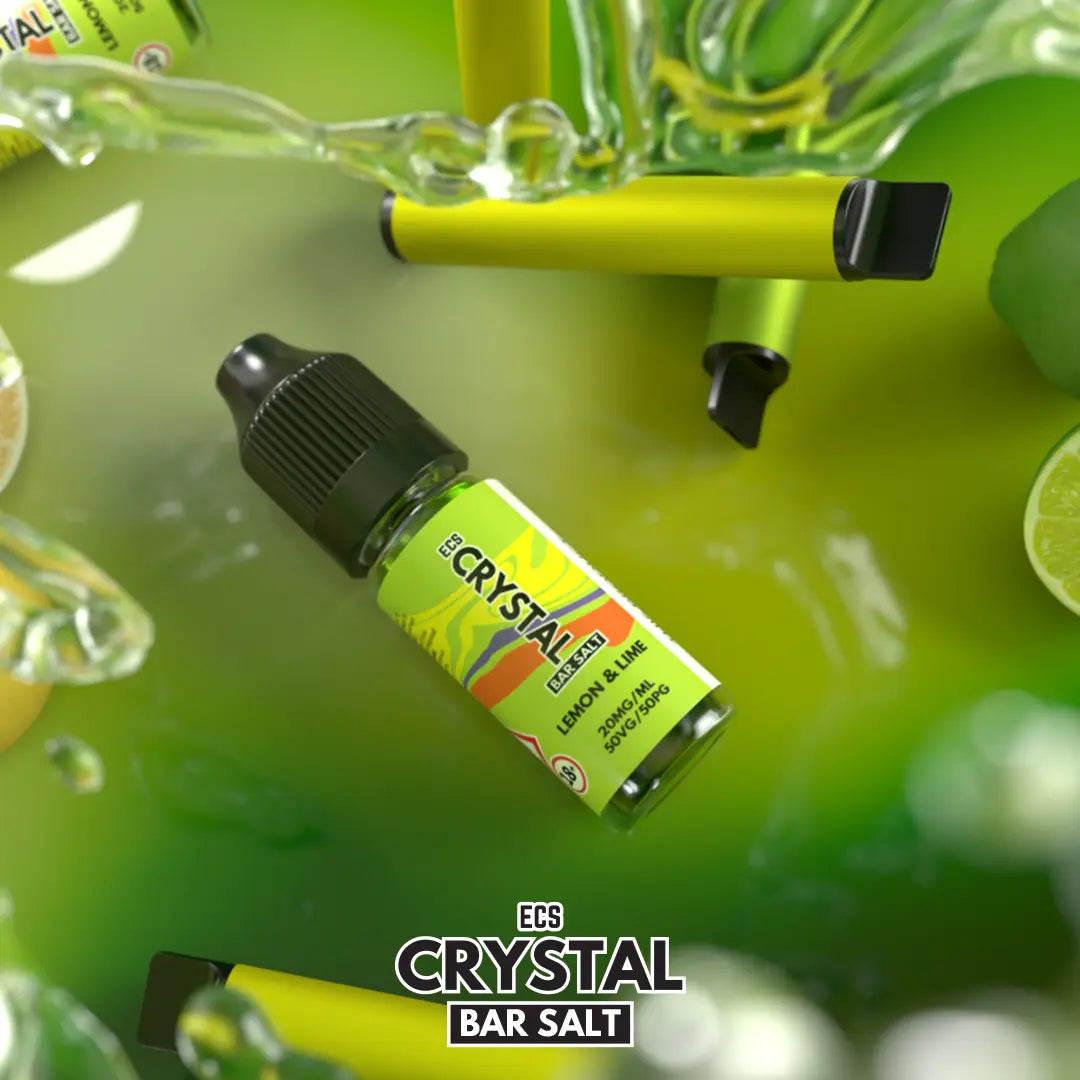 Lemon and Lime Nic Salt E-Liquid - 10ml | Crystal Bar Salts The E-Cig Store Lemon and Lime Nic Salt E-Liquid - 10ml | Crystal Bar Salts The E-Cig Store