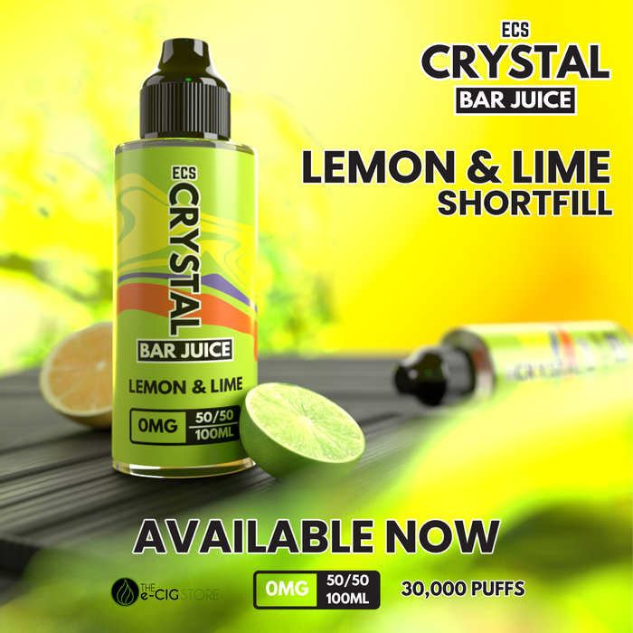 Lemon & Lime Crystal Bar Juice - 100ml Bar juice E-liquid