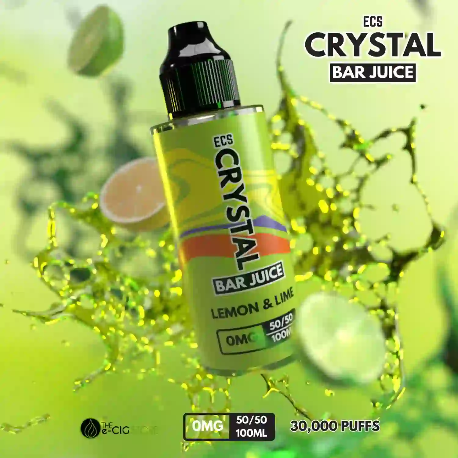 Lemon & Lime Crystal Bar Juice - 100ml Bar juice E-liquid