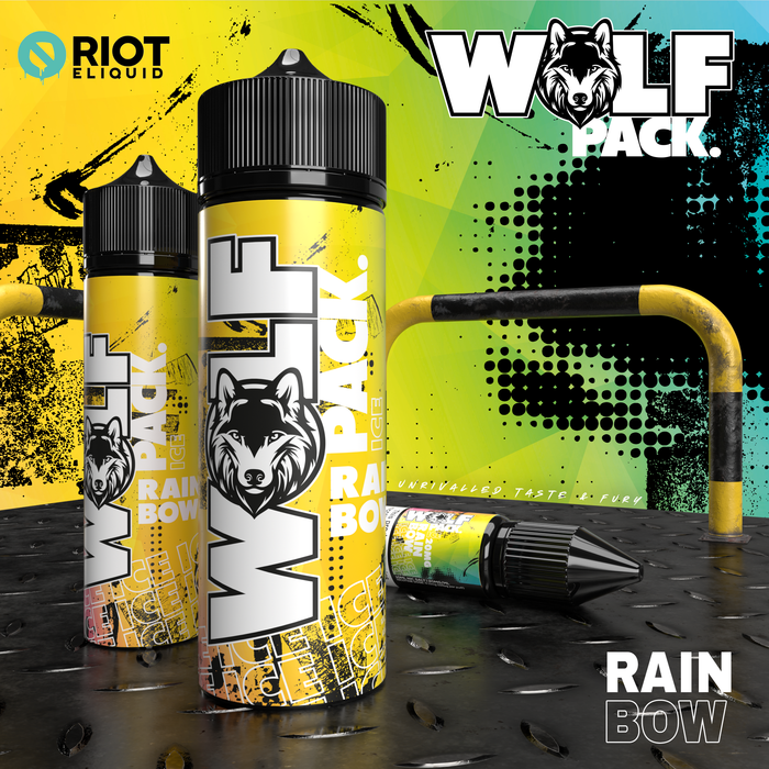 Wolf Pack Rainbow Ice - 100ml Shortfill E-liquid