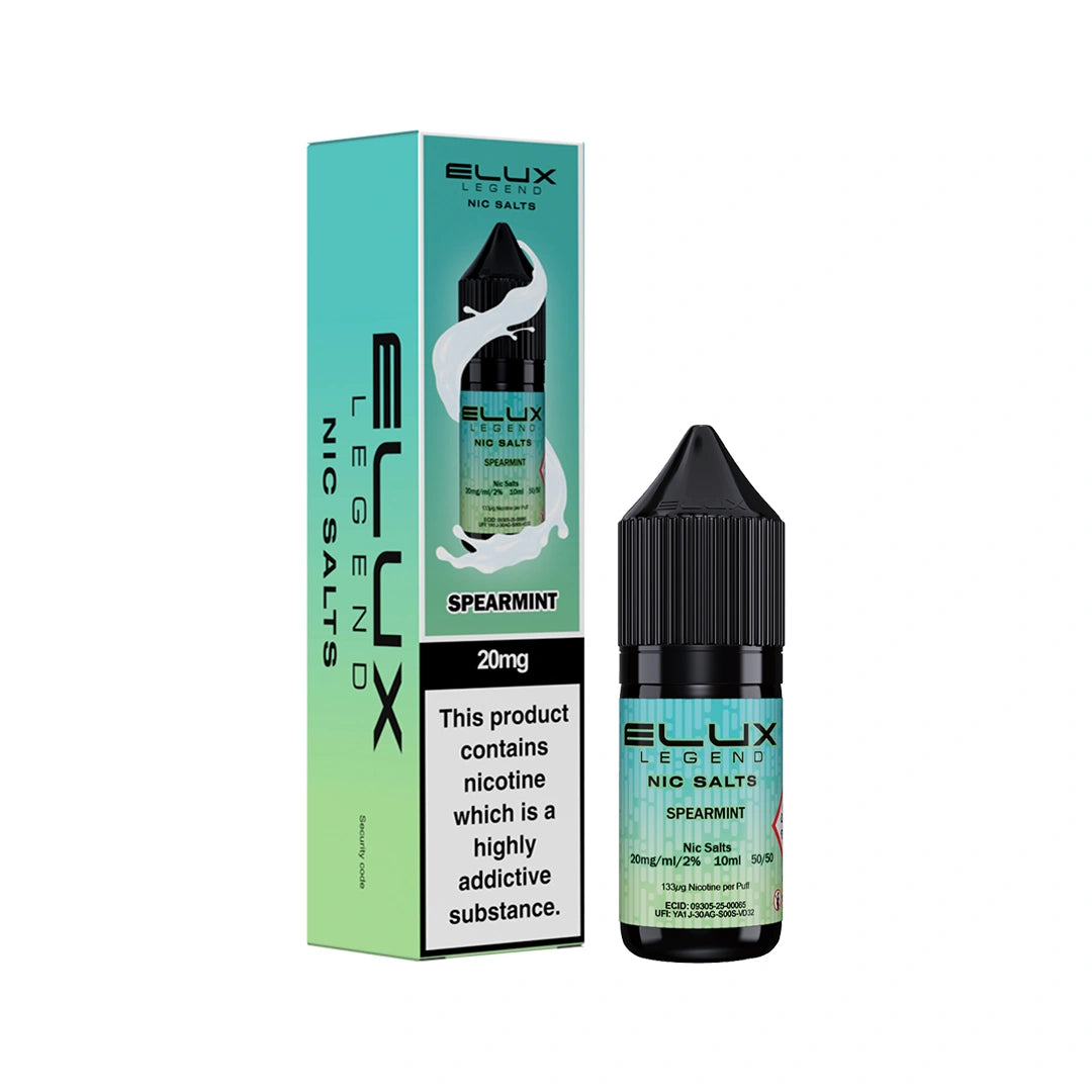 Spearmint Nic Salt E-Liquid by Elux Legend
