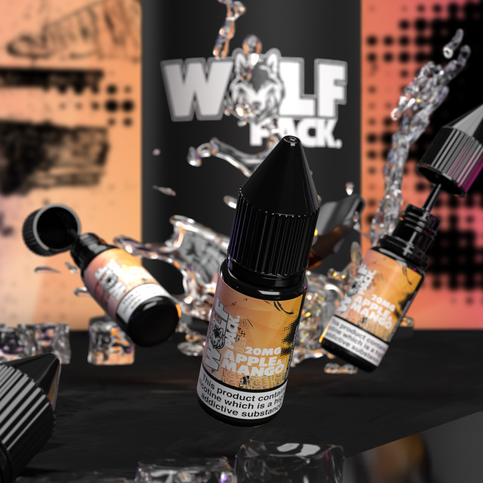 Wolf Pack Apple & Mango Ice - 10ml Nic Salt E-Liquid