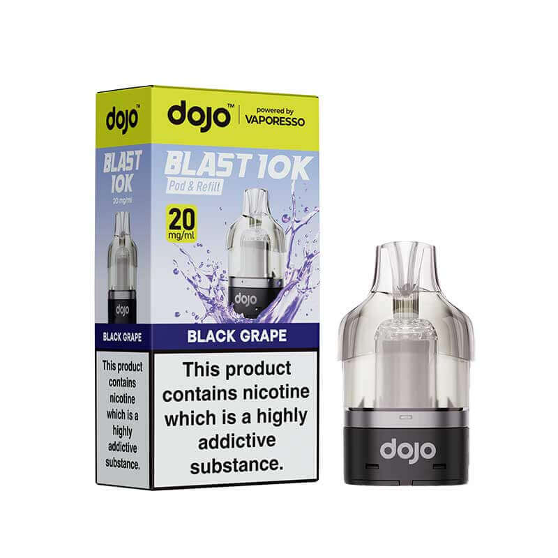 🎁 Black grape Vaporesso Dojo Blast 10K Refill Pack (Special Price)