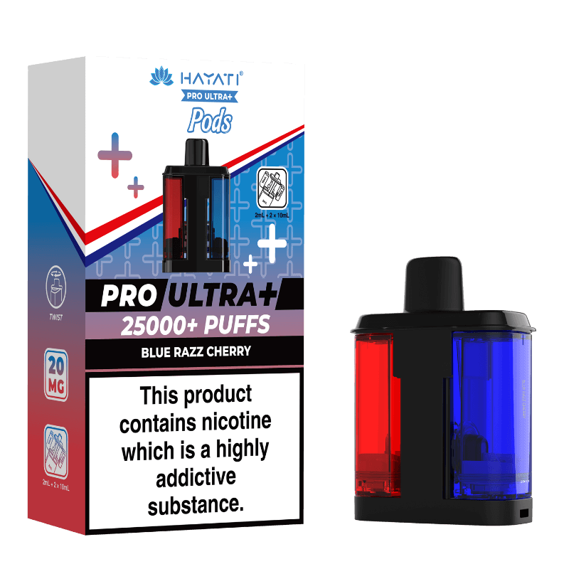Blue Razz Cherry Hayati Pro Ultra Plus Refill Pack