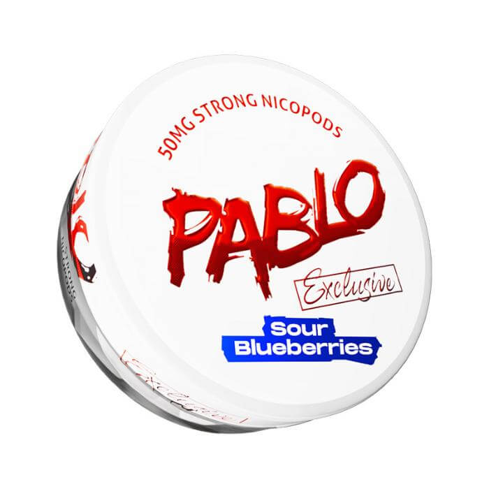 Pablo Exclusive Sour Blueberries 50mg Strong Nicopods