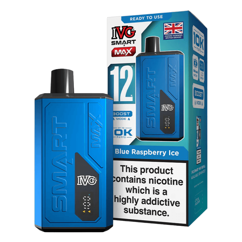 refillable smart vape IVG Smart Max Vape Kit – 10,000 Puffs, Refillable, 20mg – The E-Cig Store