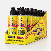 Lemon Peach Passionfruit Crystal Bar Juice 10 Pack - 100ml Shortfill E-Liquid