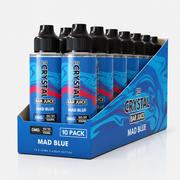 Mad Blue Crystal Bar Juice 10 Pack - 100ml Shortfill E-Liquid