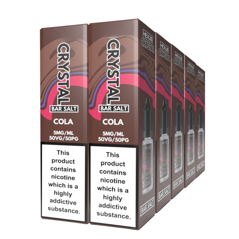 Cola Crystal Bar Salts 10 x 10ml Nic Salt Pack