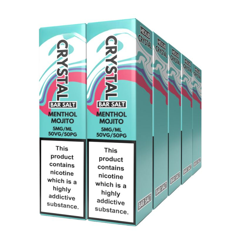 Menthol Mojito Crystal Bar Salts 10 x 10ml Nic Salt Pack