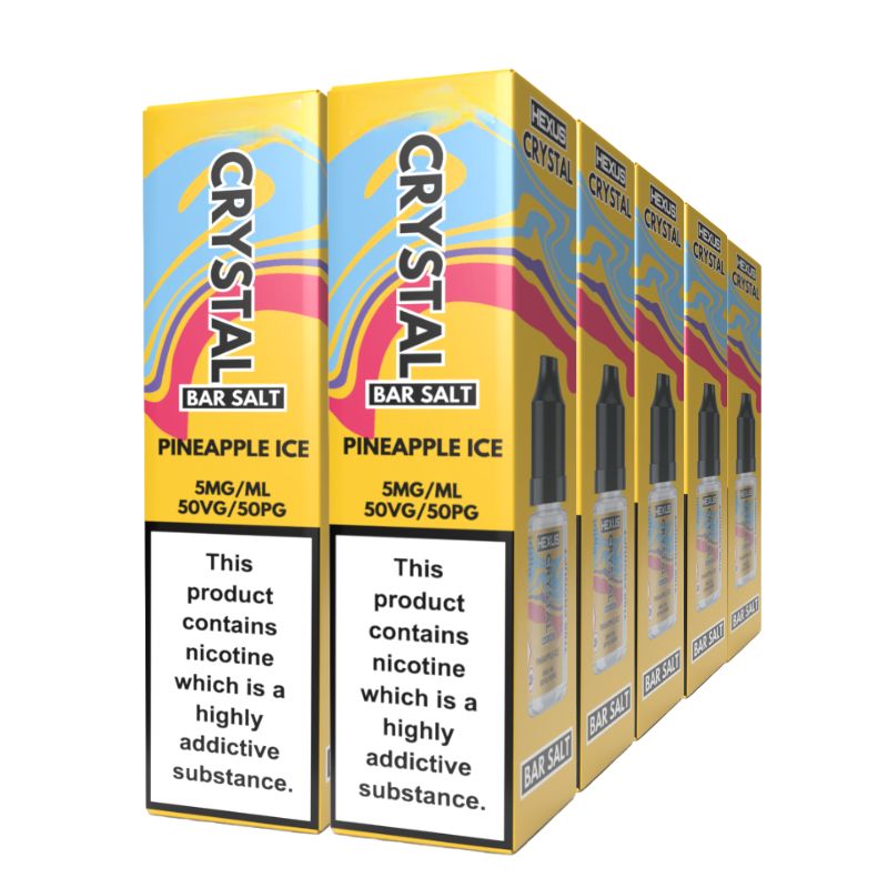 Pineapple Ice Crystal Bar Salts – 10 x 10ml Pack