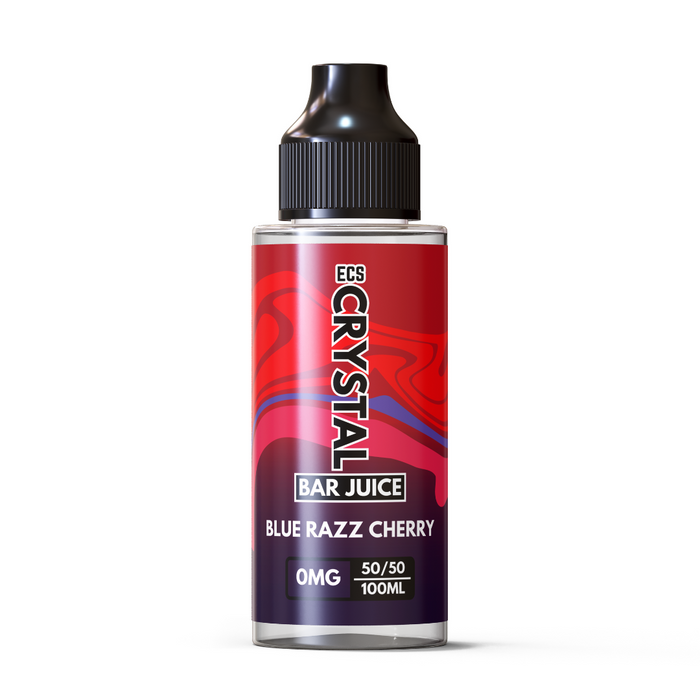 Blue Razz Cherry Crystal Bar Juice - 100ml Bar Juice E-Liquid