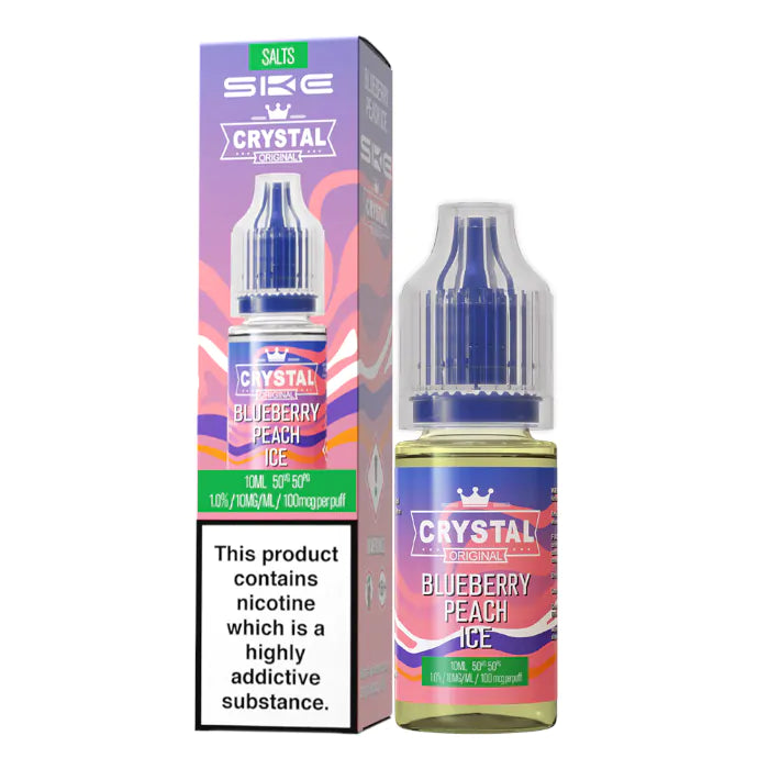 Blueberry Peach Ice 10ml Nic Salt by SKE Crystal Original