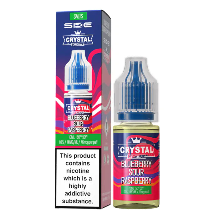 Blueberry Sour Raspberry 10ml Nic Salt by SKE Crystal Original