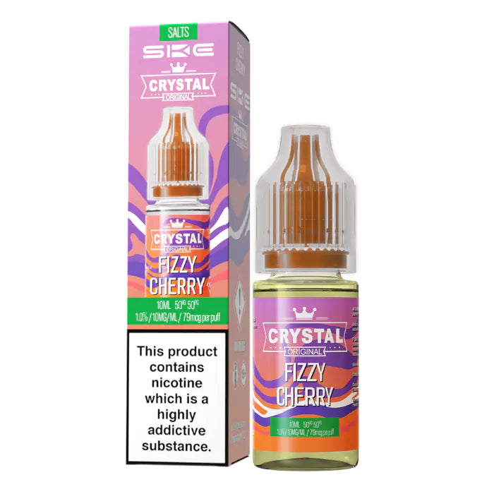 Fizzy Cherry 10ml Nic Salt by SKE Crystal Original