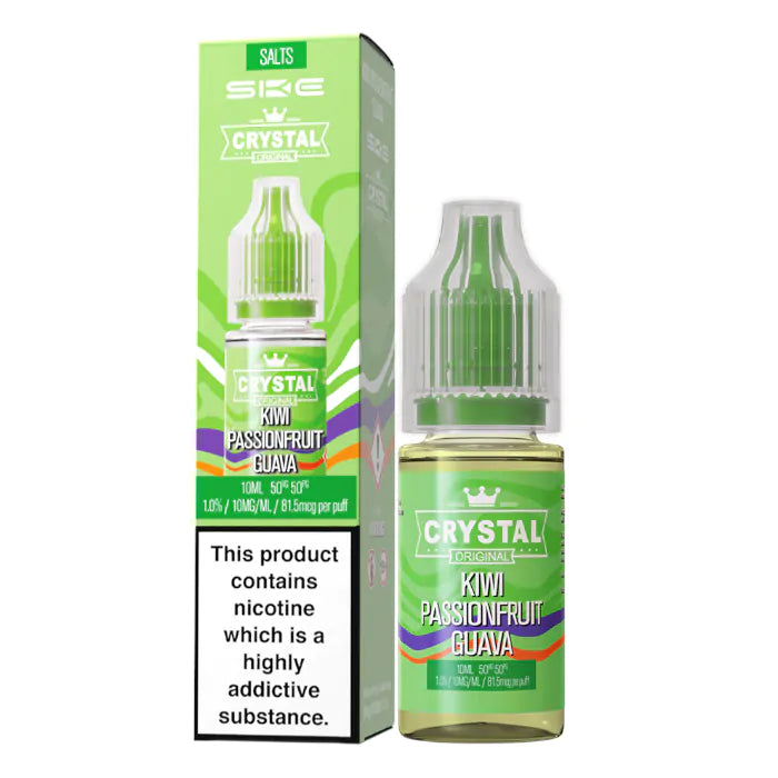 Kiwi Passionfruit Guava 10ml Nic Salt by SKE Crystal Original