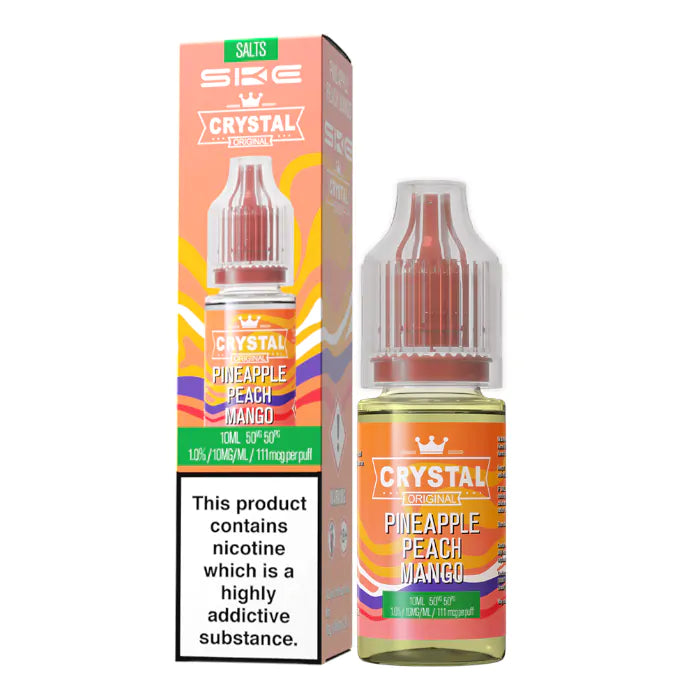 Pineapple Peach Mango 10ml Nic Salt by SKE Crystal Original