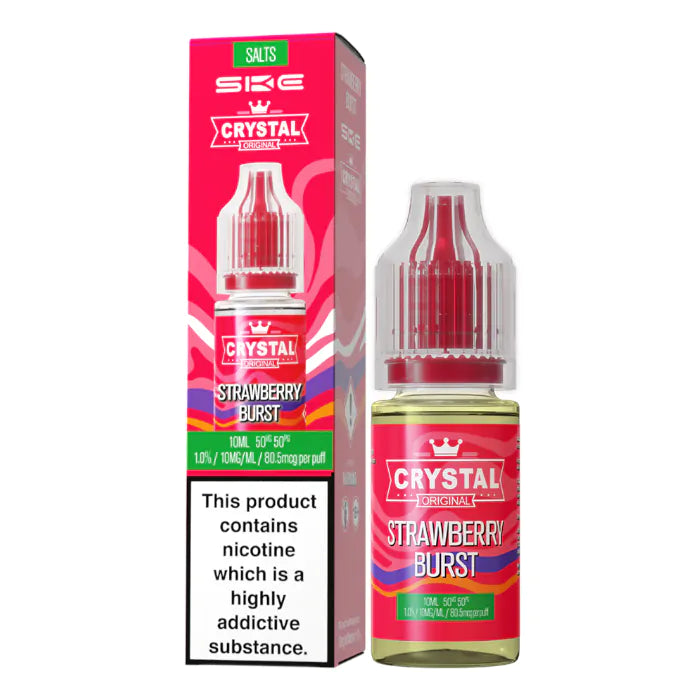 Strawberry Burst 10ml Nic Salt by SKE Crystal Original
