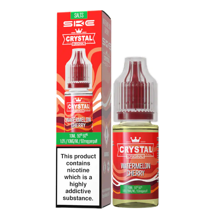 Watermelon Cherry 10ml Nic Salt by SKE Crystal Original