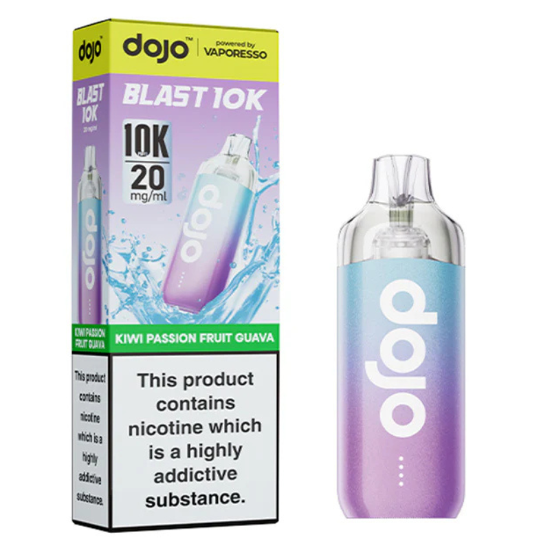 Dojo Blast 10K Vape Kit - Kiwi Passion Fruit Guava