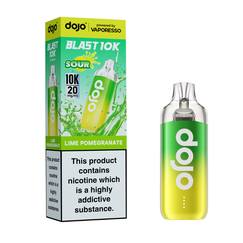 Dojo Blast 10K Vape Kit - Lime Pomegranate