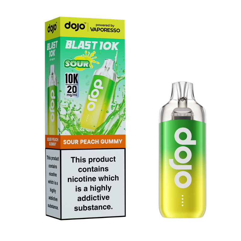 Dojo Blast 10K Vape Kit - Sour Peach Gummy