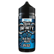Blue Razz Mojito 50VG Shortfill E-Liquid by Doozy Infinity 100ml