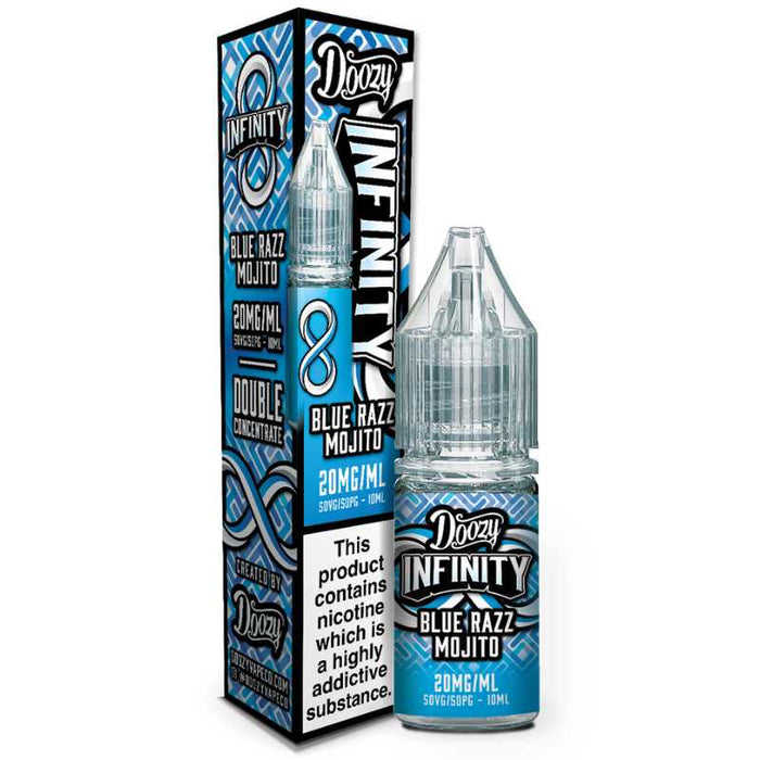 Blue Razz Mojito Nic Salt E-Liquid by Doozy Infinity 10ml