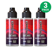 Blue Razz Cherry Crystal Bar Juice 3 Pack - 100ml Shortfill E-Liquid
