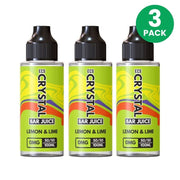 Lemon & Lime Crystal Bar Juice 3 Pack - 100ml Shortfill E-Liquid