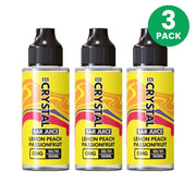 Lemon Peach Passionfruit Crystal Bar Juice 3 Pack - 100ml Shortfill E-Liquid