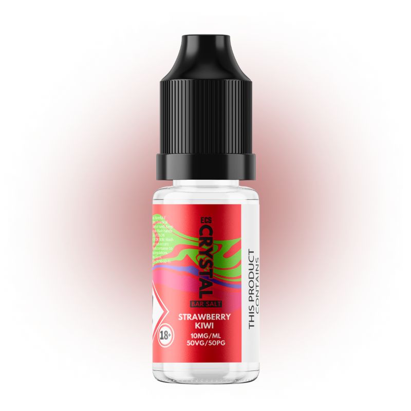 Strawberry Kiwi Crystal Bar Salts 10ml Nic Salt E-Liquid - ECS Crystal