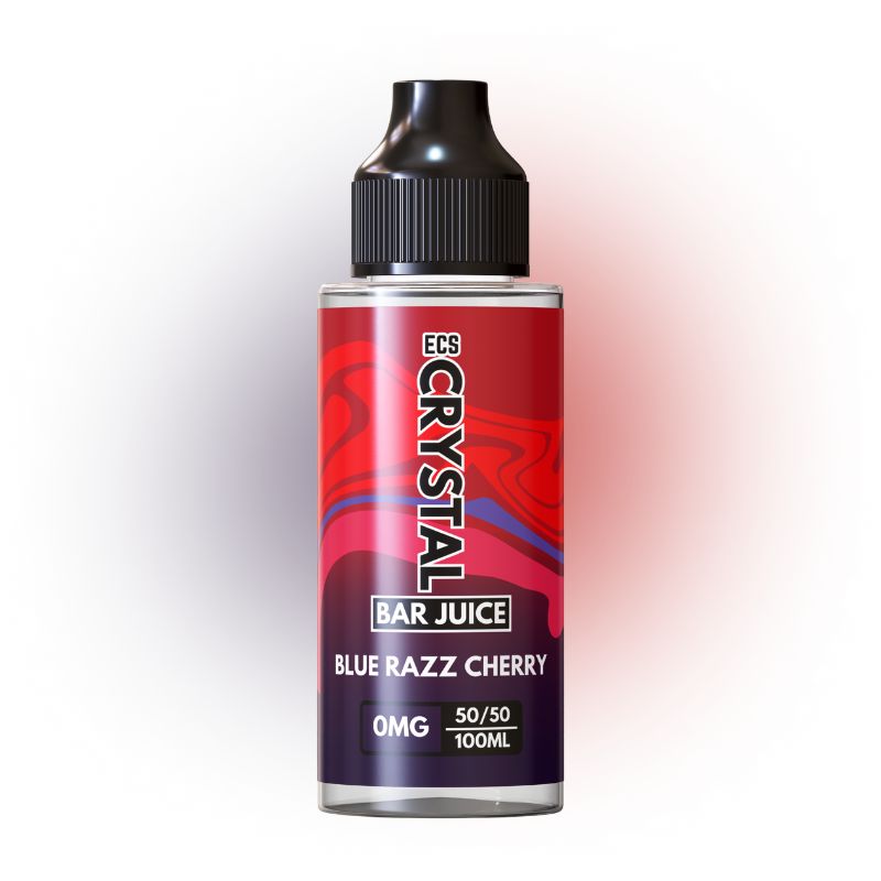 Blue Razz Cherry Crystal Bar Juice - 100ml Bar Juice E-Liquid