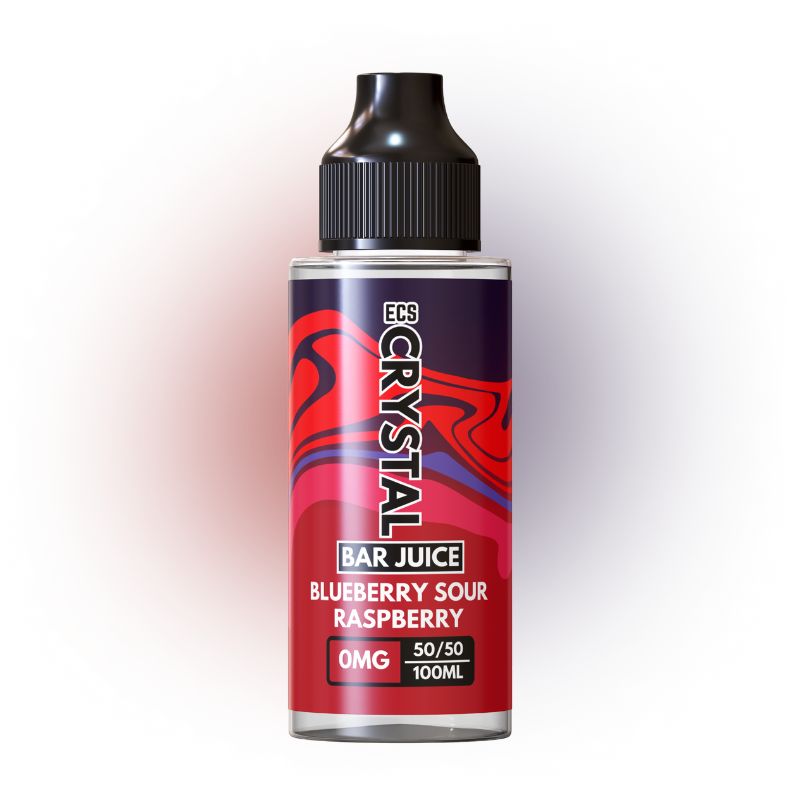 Blueberry Sour Raspberry Crystal Bar Juice - 100ml Bar Juice E-Liquid