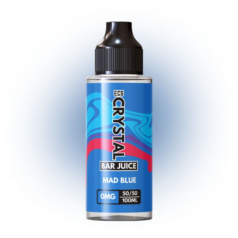 Mad Blue Crystal Bar Juice - 100ml Bar Juice E-Liquid