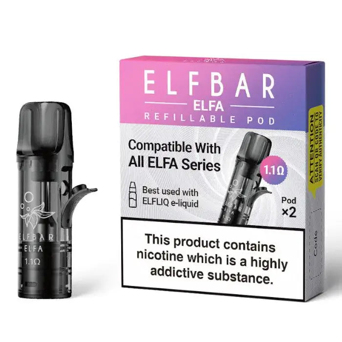 Elfliq Elfa Turbo Replacement Pods – 2 Pack