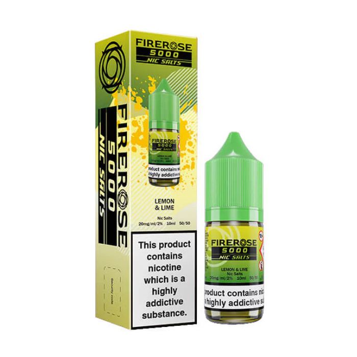 Lemon Lime Elux Firerose - 10ml Nic Salt E-Liquid