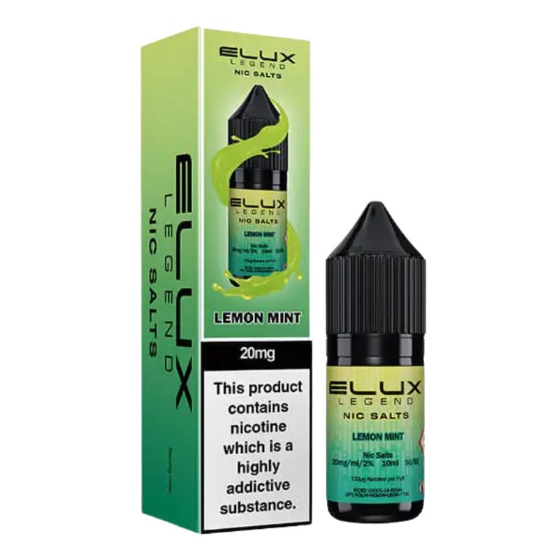 Lemon Mint Nic Salt E-Liquid by Elux Legend